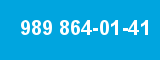 989 864-01-41 989 864-01-41